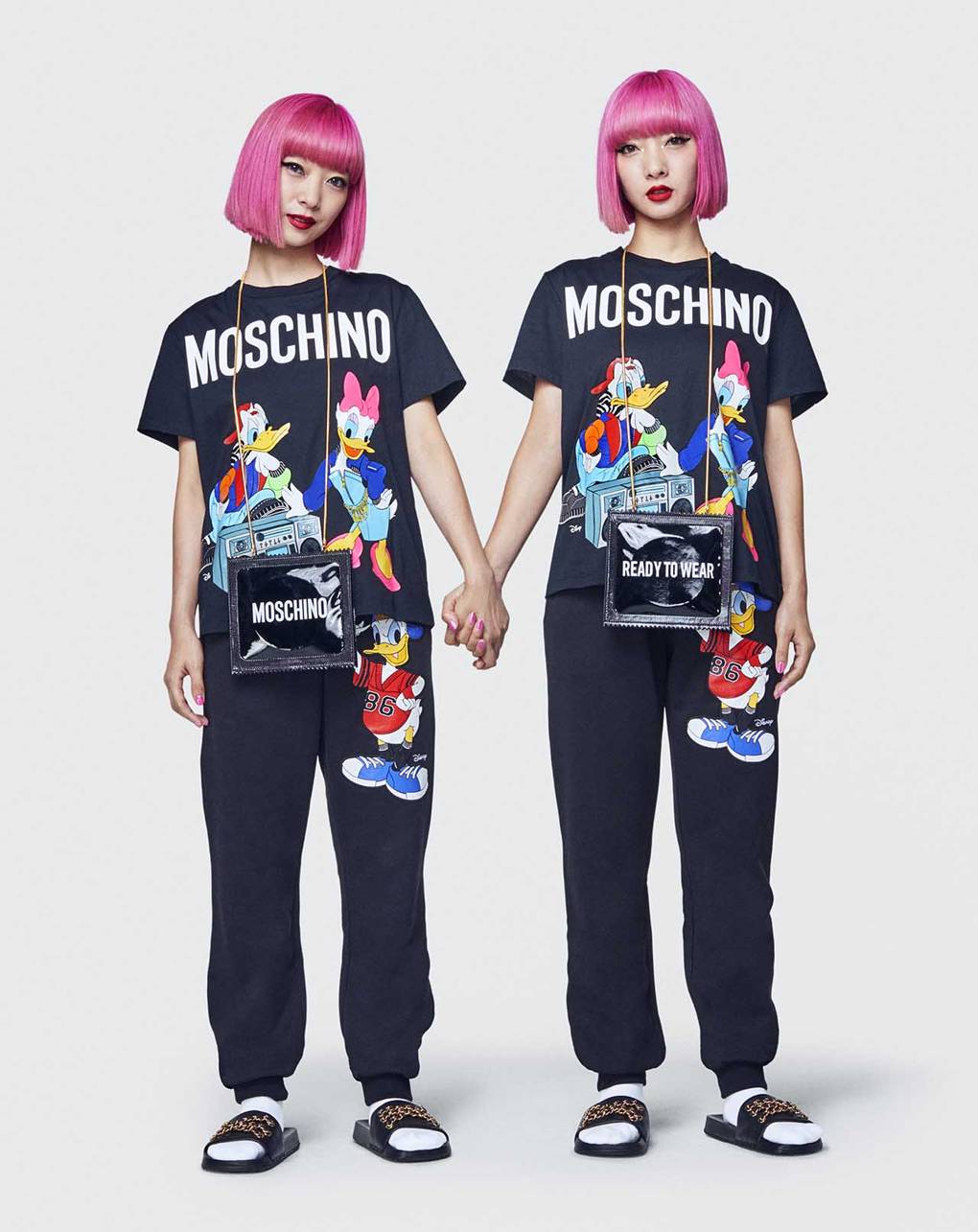Hm x top moschino t shirt